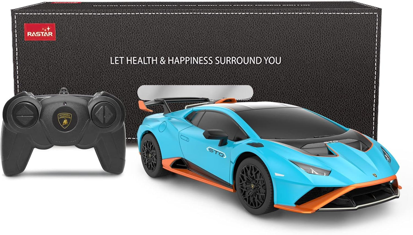 RASTAR Lamborghini Remote Control Car, 1/24 RC Lamborghini Huracán STO Toy Car RC Cars for Kids Adults