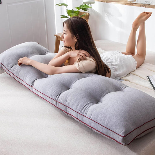 Large Bolster Headboard Pillow,Positioning Support Reading Backrest,Wedge Cushion for Day Bed Bunk Bed Sofa Bed Large Soft Bed (Color : D, Size : 120 * 20 * 50CM)