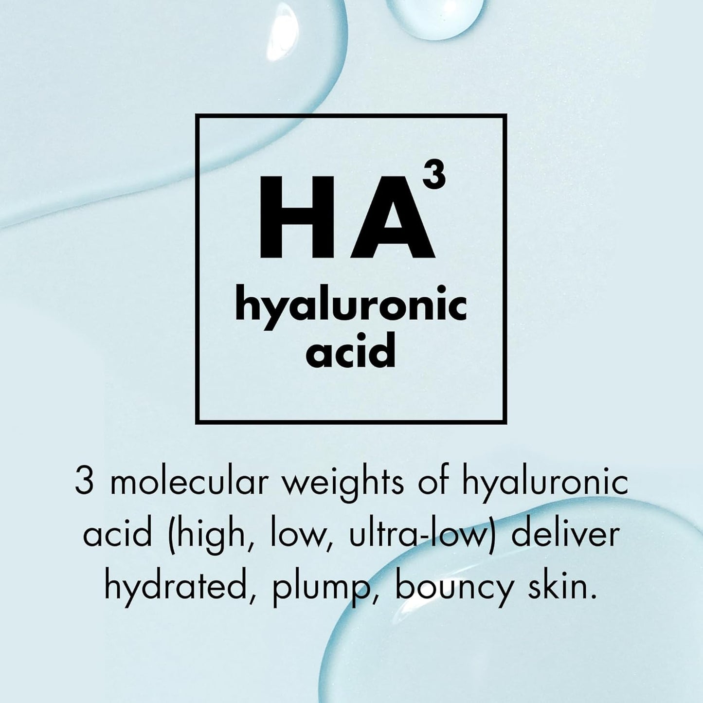 e.l.f. SKIN Holy Hydration! Triple Bounce Serum, 1.7% Hyaluronic Acid Serum For Plump, Bouncy Skin, Moisturizing & Hydrating, Vegan & Cruelty-Free