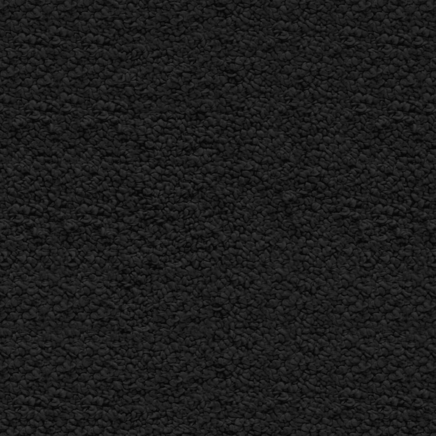 SIMPLIHOME Chantal Square Pouf - 18 inch Wide Upholstered Boucle Fabric Ottoman in Black, Contemporary Footstool, Coffee Table or Extra Seating for Living Room or Bedroom, Assembled