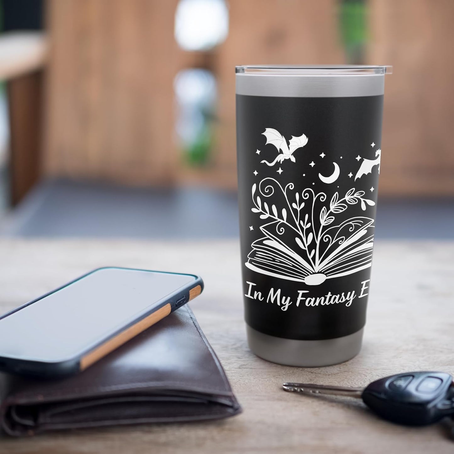 In My Fantasy Era Spicy Dark Romance Book Lover Smut Reader Stainless Steel Insulated Tumbler