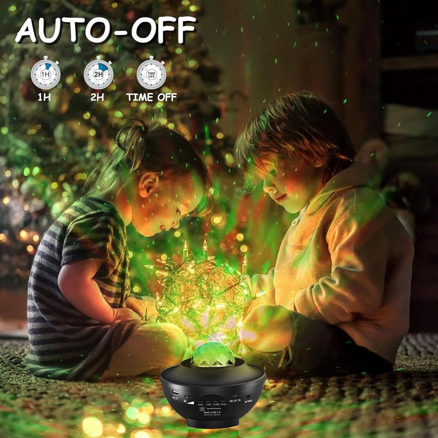 Galaxy Star Projector,Nebula LED Night Light for Room Decor, Ocean Wave Starry Sky Light Projector for Bedroom Home Theater, Remote & Bluetooth Speaker, Christmas for Kids Boy Girl Adults