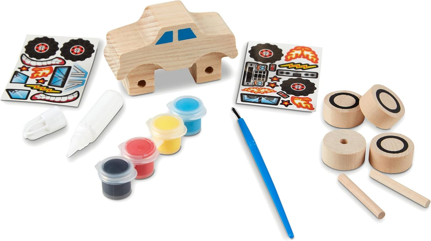 Melissa & Doug Created by Me! Monster Truck Wooden Craft Kit