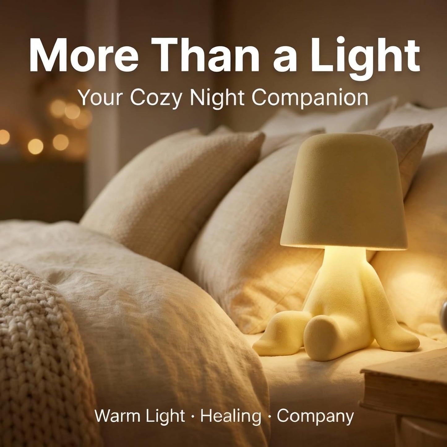 Bedside Touch Control Table Lamp, Golden Decor Thinker Statue LED Table Lamp With USB Port, 3 Way Dimmable Modern Night Light Nightstand Lamp For Home Living Room Office Shelf Decor (yellow-D)