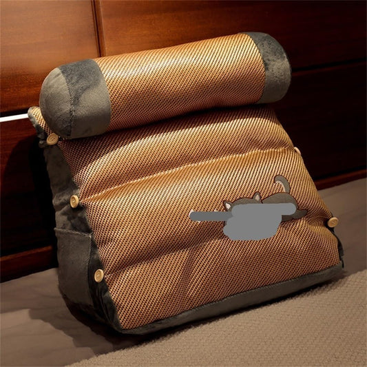 Bedside Back Cushion Cool Mat Pillow Triangle Sleeping Lumbar