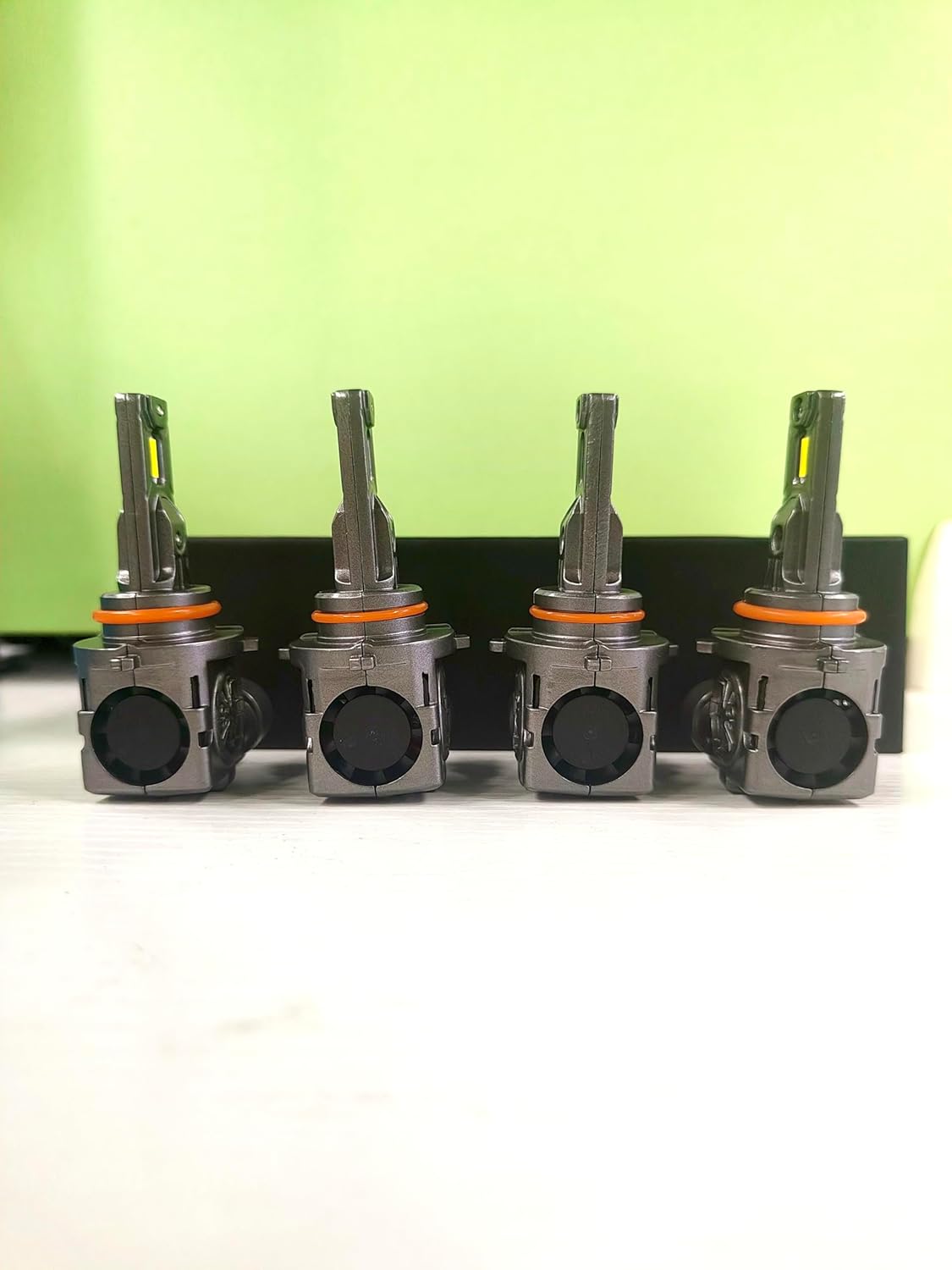 9005 9006 Bulbs Combo, 100,000LM 1200% Ultra Bright, True 1:1 Mini Halogen Size, Plug and Play No Adapter, HB3 HB4 Fog Light Conversion Kits, 85000+ Hours Lifespan, Pack of 4