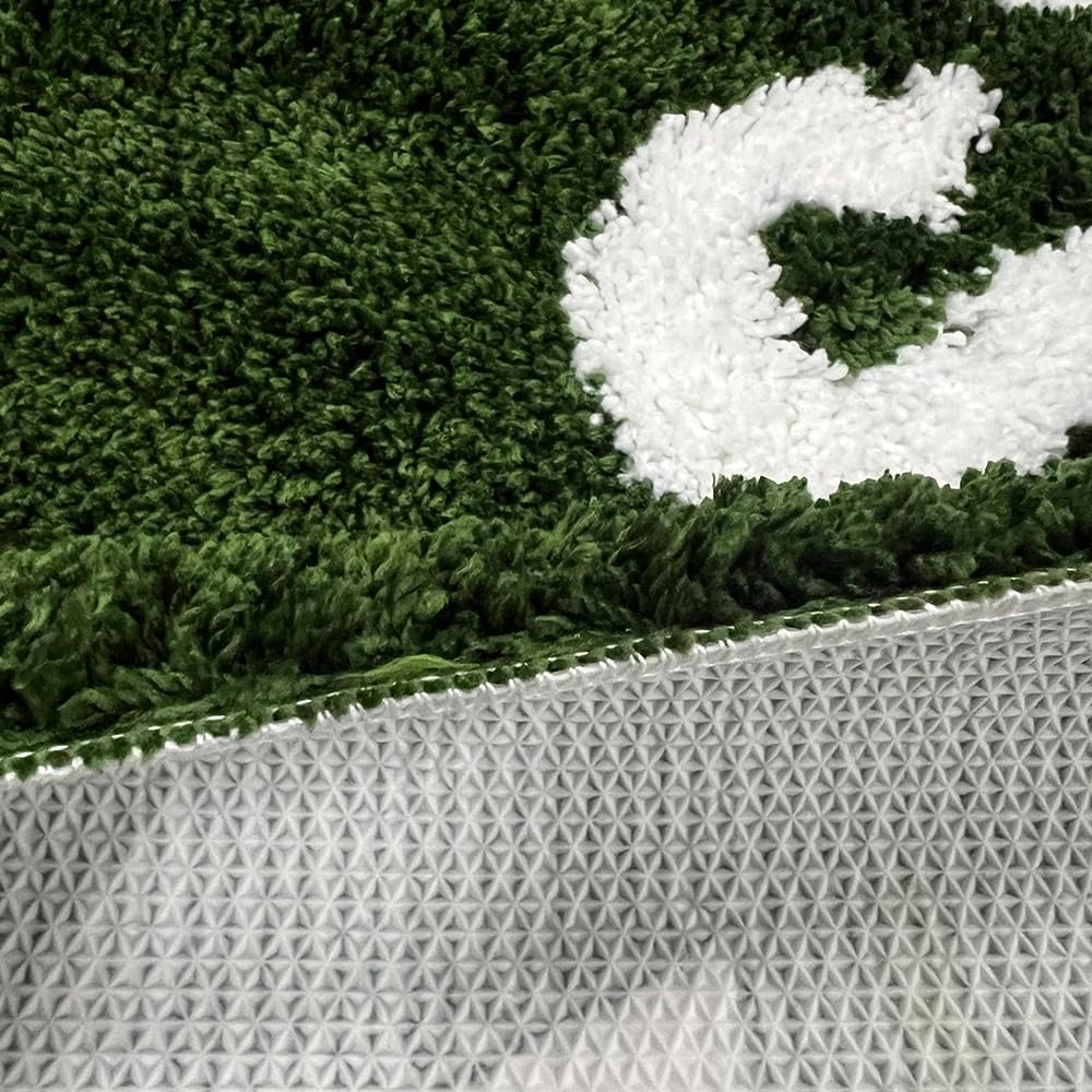 Wet Grass Rug - Green Grass Classic Handmade Flocked Area Rug - Hypebeast Home Decor Carpet - 4.4 * 6.4ft (133 * 195cm) Living Room Anchor/Bedroom Centerpiece/Home Office - Artistic Premium Floor Mat