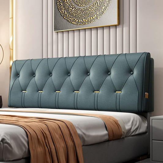 Headboard Bed Backrest Cushion Comfort Lumbar Support Pad Technology Cloth Reading Pillow for Home Office Sofa Bed Customizable (Color : Green Size : 190X60X10CM) (Green 120X60X6CM)