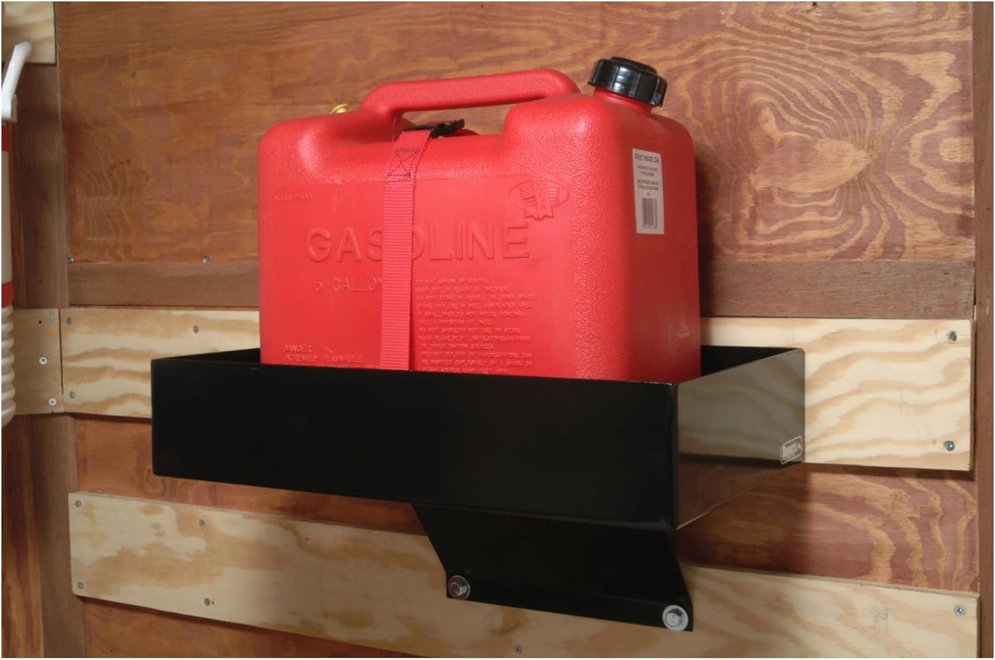 Buyers Products LT30 Gas Container Rack for Open & Enclosed Landscape Trucks and Trailers, 2.5/5 Gallon Can Holder, Made In The USA, Landscape Trailer Accessories, Lawn Care Equipment, Landscape Tools