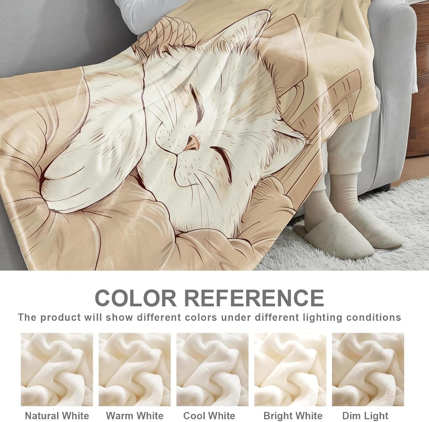 Colorful Butterfly Garden Throw Blanket, Lightweight Warm Flannel Blankets, Home Decor and Gifts, Soft Cozy Throws for Women Girls Kids, 50"X60" for Bed Couch Travel Office