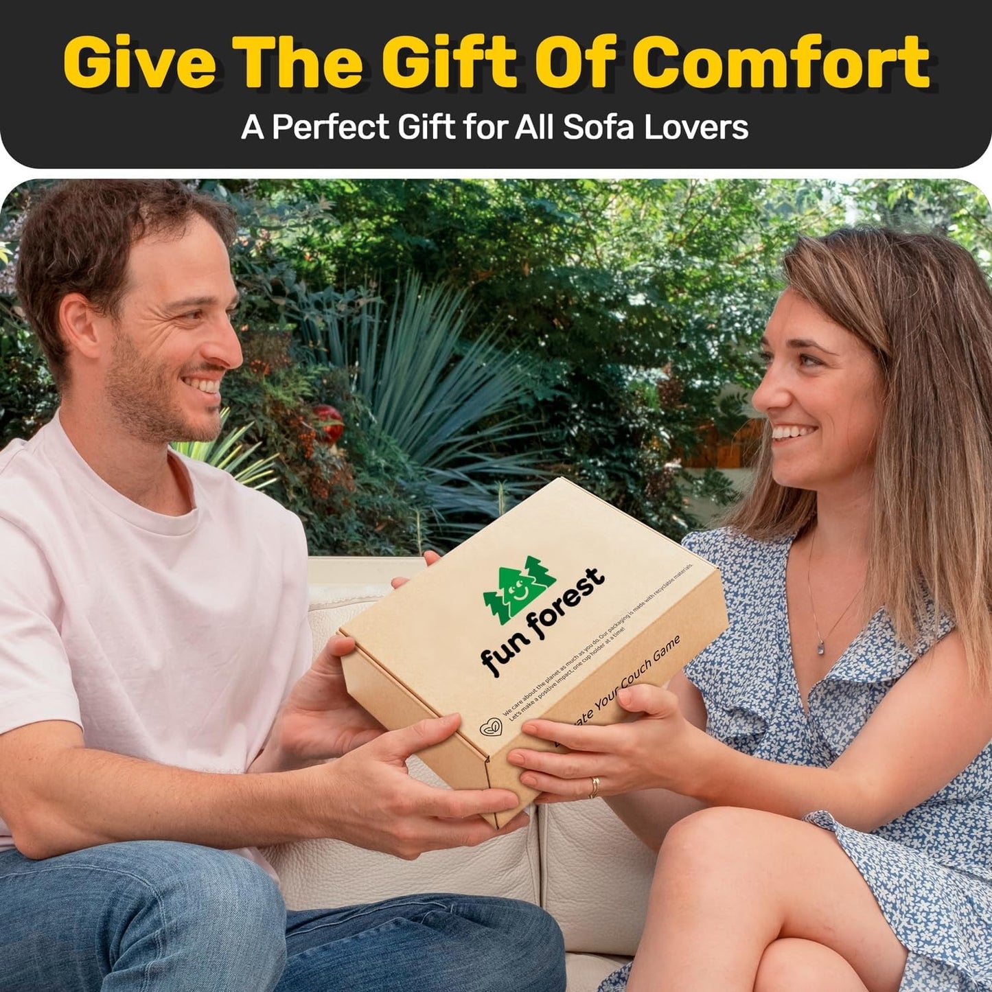 Bamboo Couch Cup Holder, Couch Arm Table & Couch Armrest Tray with Couch Cup Holder Tray Table for Couch, or Loveseat