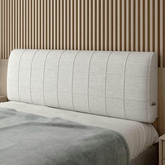 AMNOOL Upholstered Wall Mounted Headboard Cushion Pillowboard Headboard Bed Rest Lumbar Support Backrest Bedside Pillow Removable Cover for Home Bedroom Tatami Dorm,Pink-1-
