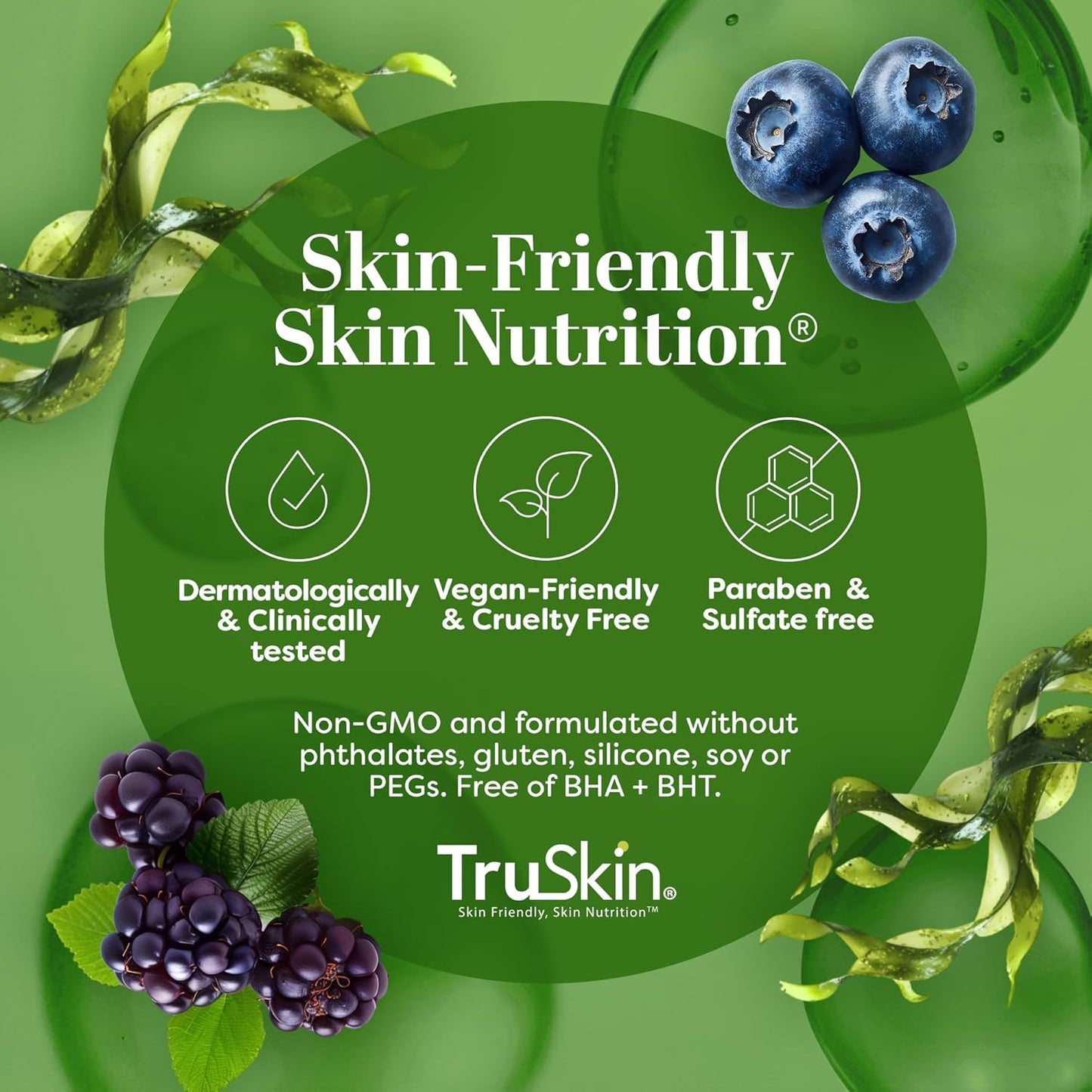 TruSkin Peptide Serum for Face - Pro Collagen Multi-Peptide Anti-Aging Serum with Tripeptide-29 & Ceramides - Supports Skin’s Natural Collagen & Barrier for Firmer-Looking Skin, 1 fl oz