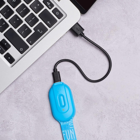 Gifts for Readers & Writers Rechargeable Book Light, Clip On Reading Light for Bed, 2in1 Flexilight & Bookmark, 12 Hours of Light Once Charged, Includes USB Cable & 2 LED Lights, Blue Words