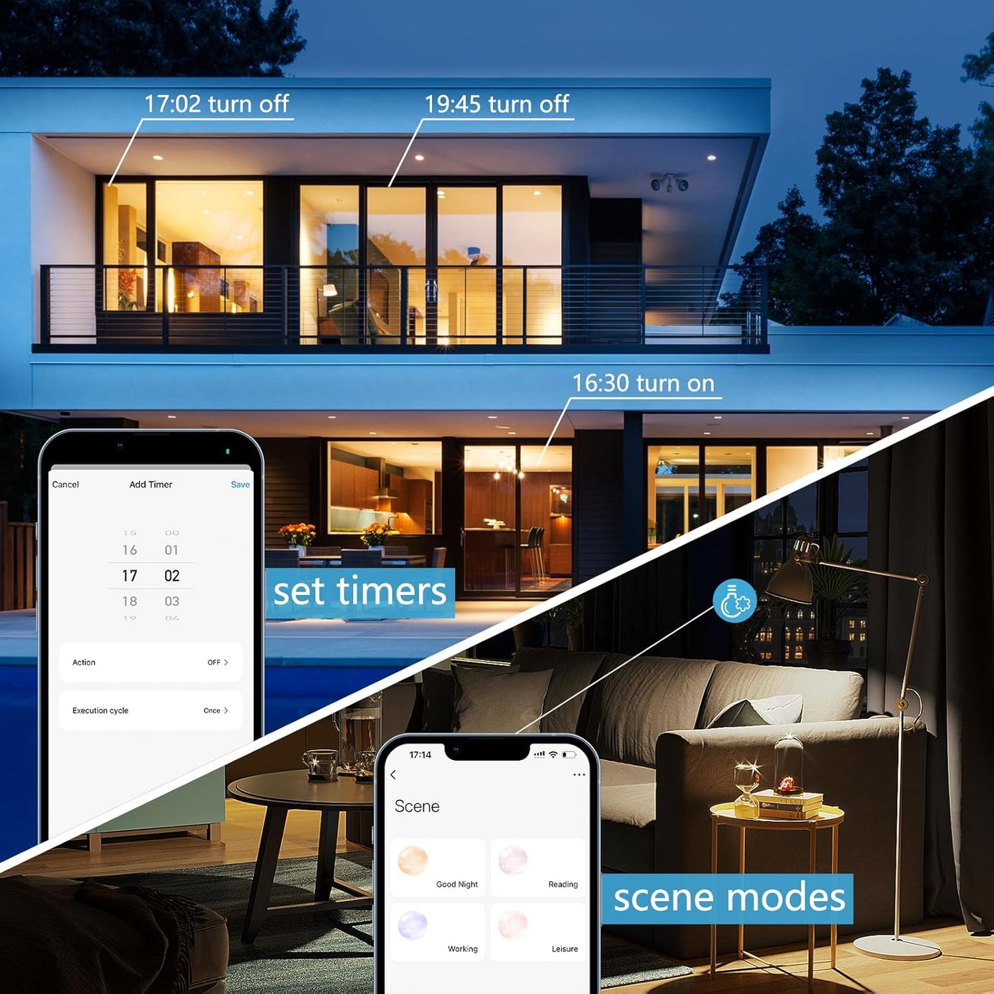 2Pack Dimmable Wi-Fi Smart LED Bulbs with G9 Base,Compatible with Amazon Alexa and Google Assistant-Warm to Cool White(2700K-6000K),Adjustable Brightness From 1%-100% (120V,0.4-4.7W,40LM-450LM)