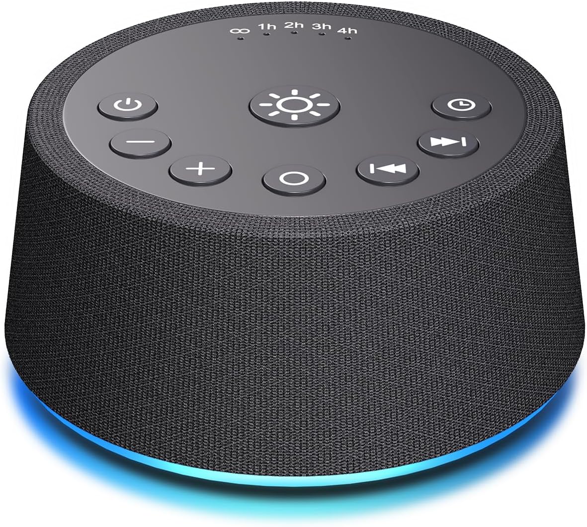 SoundLegend White Noise Sleep Sound Machines 30 Sounds 12 Colors Light 32-Level Volume 5 Timers for Home Travel Gift Adjustable Brightness Memory Function Compact