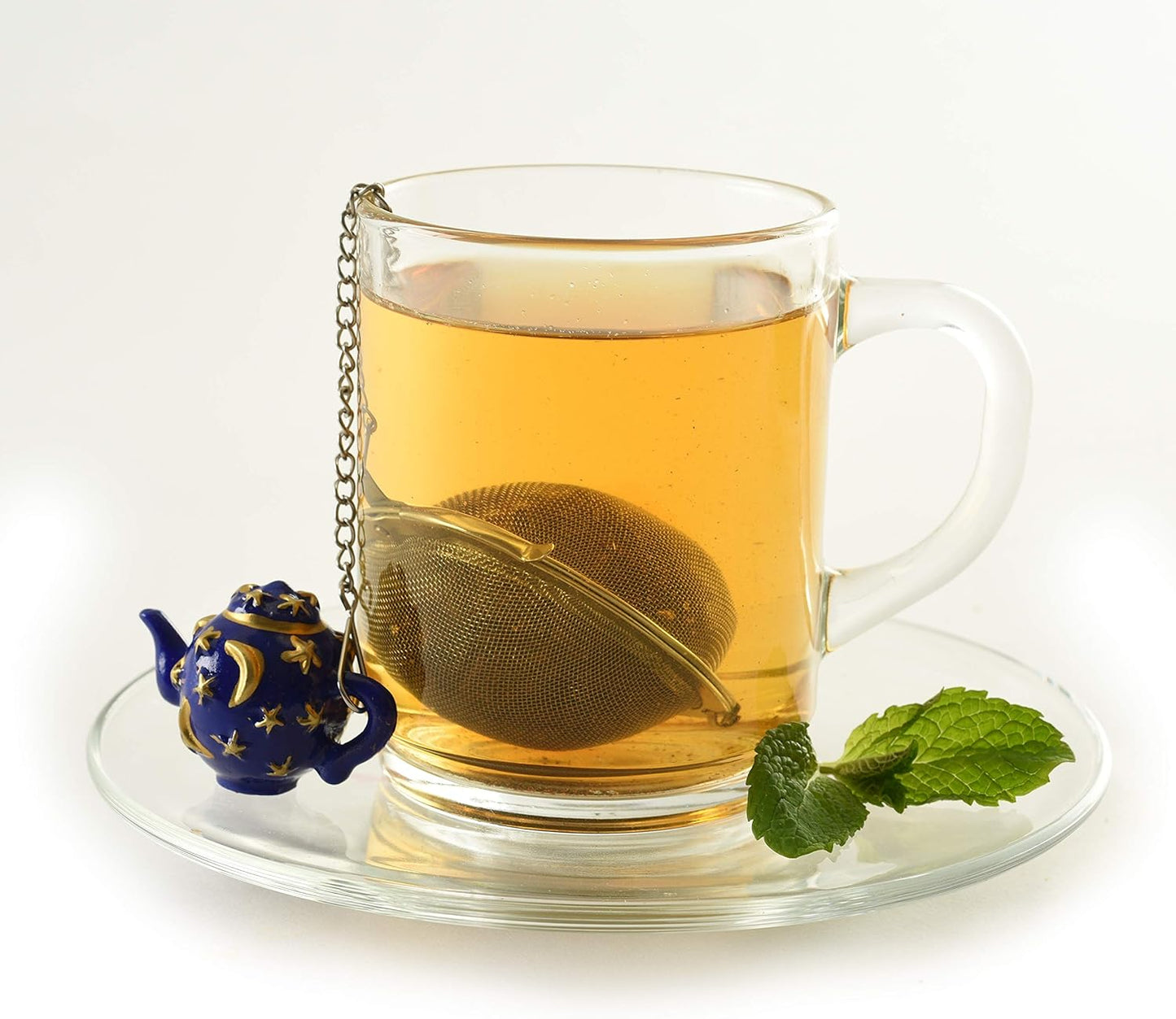 Norpro Stainless Steel 2-Inch Mesh Tea Infuser Ball with Teapot Weight