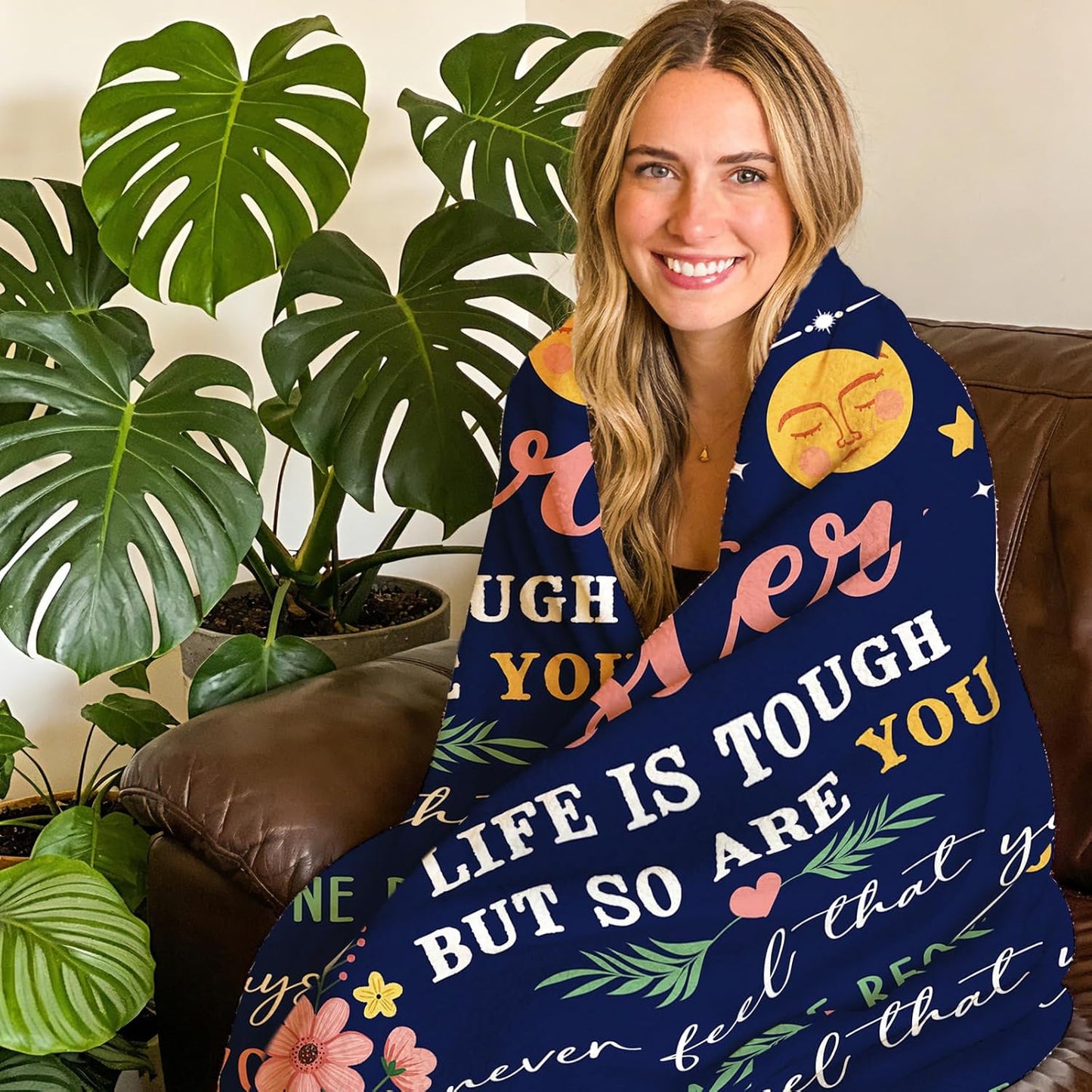 Gift for Sisters from Sis Brother Flannel Throw Blanket,to My Sister Ever Birthday Christmas Graduation Gift Ideas, Soft Bedding Sofa Blanket Present for Girls Women 50'' x 60''