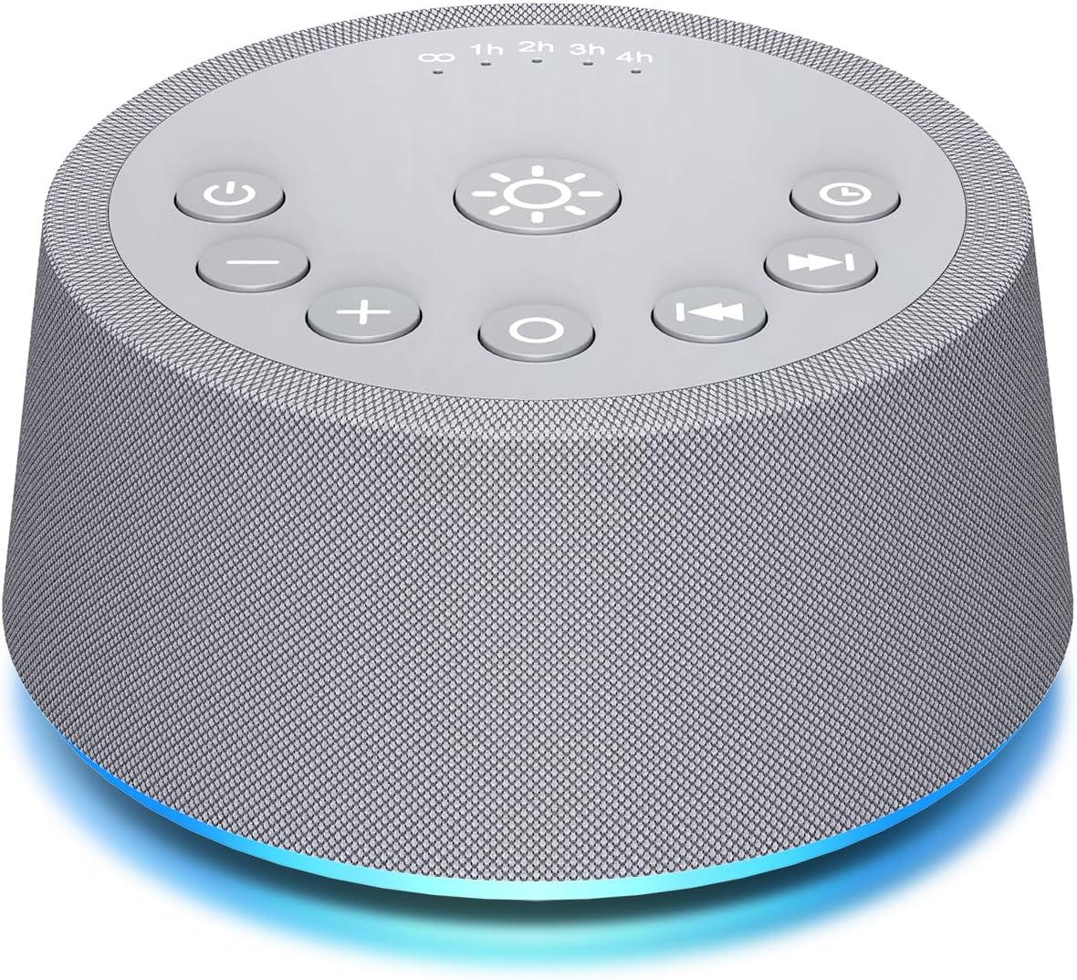 SoundLegend Sleep White Noise Sound Machines 32-Level Volume 30 Sounds 12 Colors Light 5 Timers Adjustable Light Brightness Compact for Everyone Travel Gift Memory Function