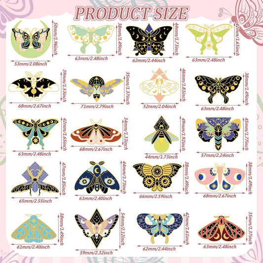 TaoBary 40 Pieces Butterfly Magnetic Bookmarks Cute Magnet Page Markers Bulk Foldable Page Clips for School Students Teachers, Book Lovers, Classroom Gifts, Women Office Reading(Vivid)
