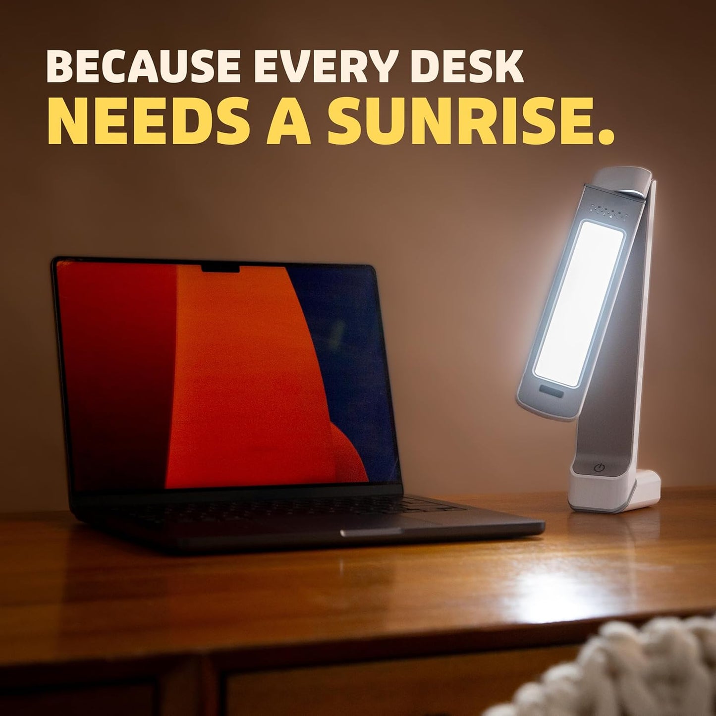Circadian Optics Lumos 2.0 Light Therapy Desk Lamp | As Seen On Shark Tank | 10,000 LUX UV-Free Full-Spectrum LEDs | Adjustable Portable Folding Sunlight Lamp for Seasonal Blues, Focus, Energy & Sleep