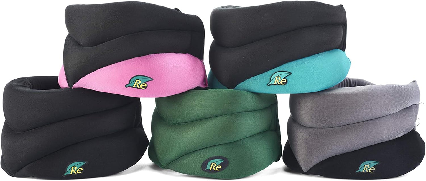 Releaf® Neck Rest – Soft Neck Brace for Neck Pain and Support, Comfortable Neck Brace for Sleeping, Cervical Collar Neck Support Brace for Travel, Reading & Relaxation - Large, Jade