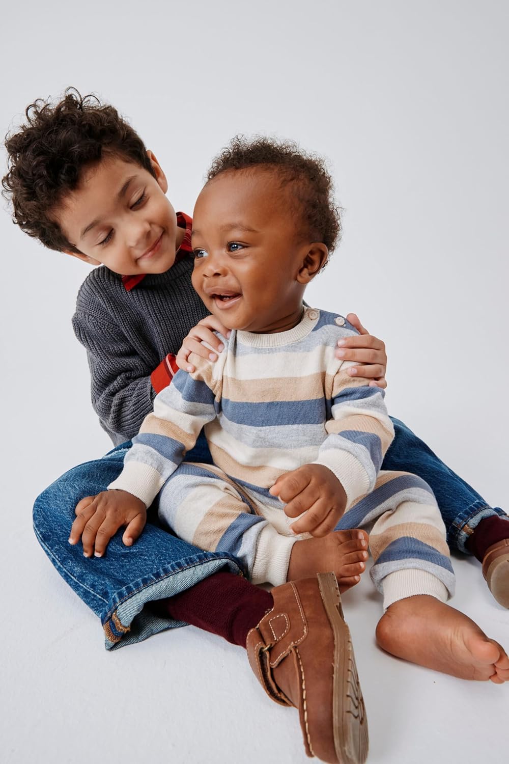 The Children's Place Baby Boys' And Newborn Long Sleeve Sweater and Pants, 2 Piece Playwear Set