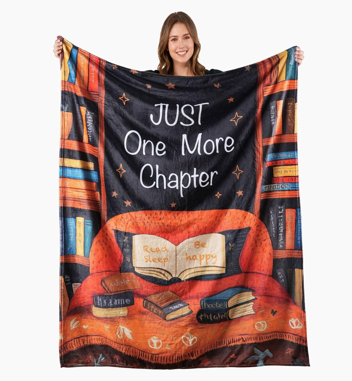 Book Lovers Gifts - Gifts for Book Lovers Women - Bookish Blanket Gifts for Women Throw Blanket 50x60 Inch