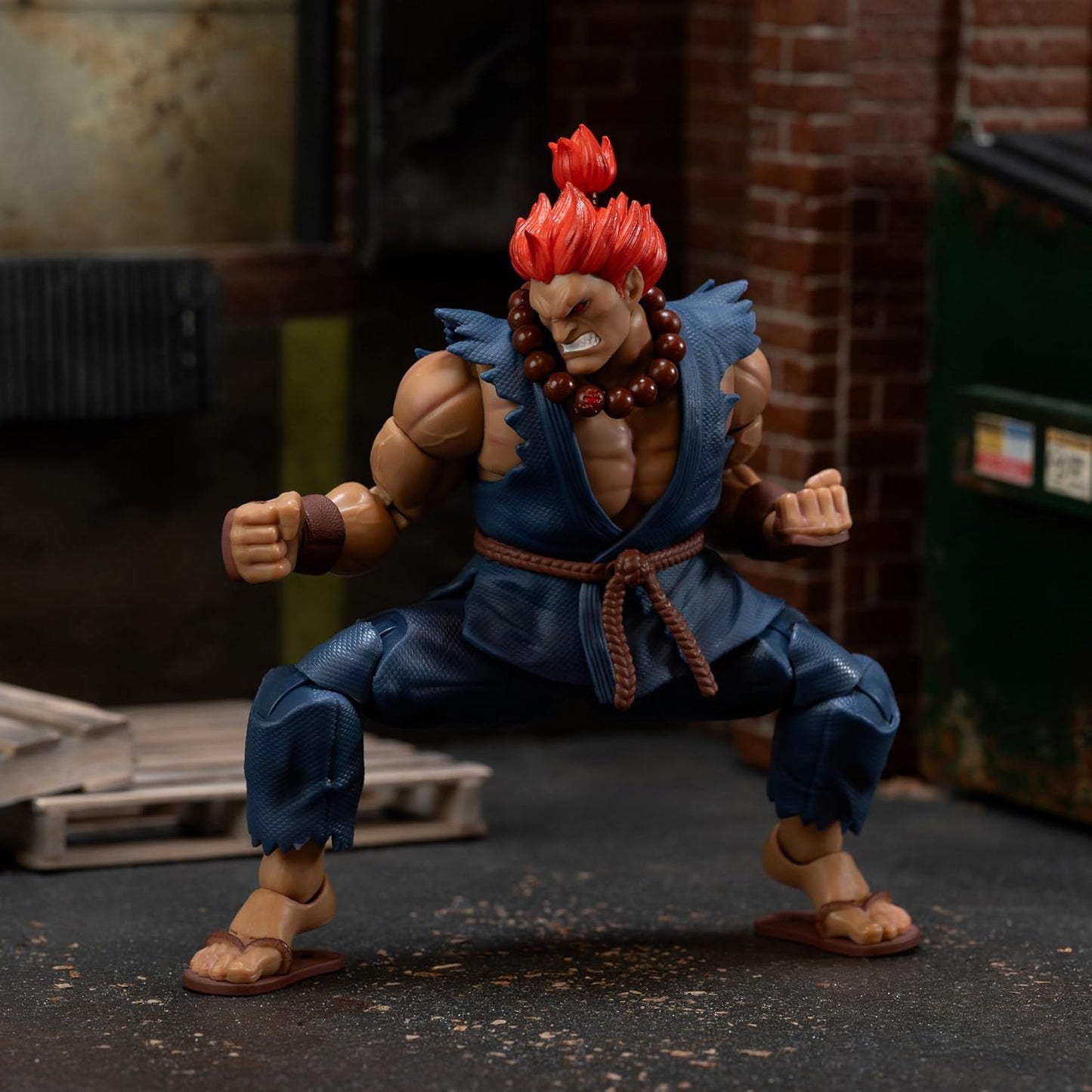Jada Street Fighter II Akuma – 1:12 Scale Action Figure Toys – Premium Articulation & Accessories – Collector’s Display or Kids Play – Ages 13+