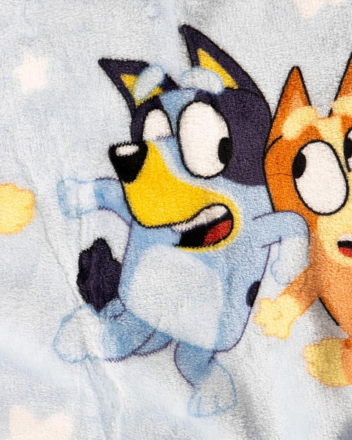 Northwest Bluey Busy Puppies Silk Touch Throw Blanket 40 x 50 and Character Hugger Pillow Set