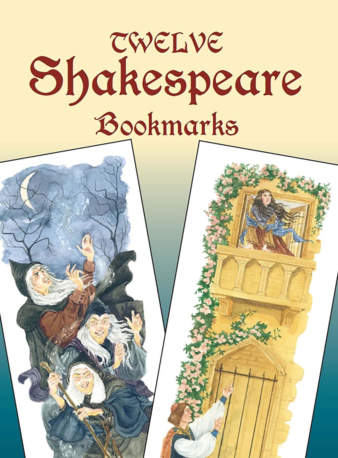 Twelve Shakespeare Bookmarks (Dover Bookmarks)