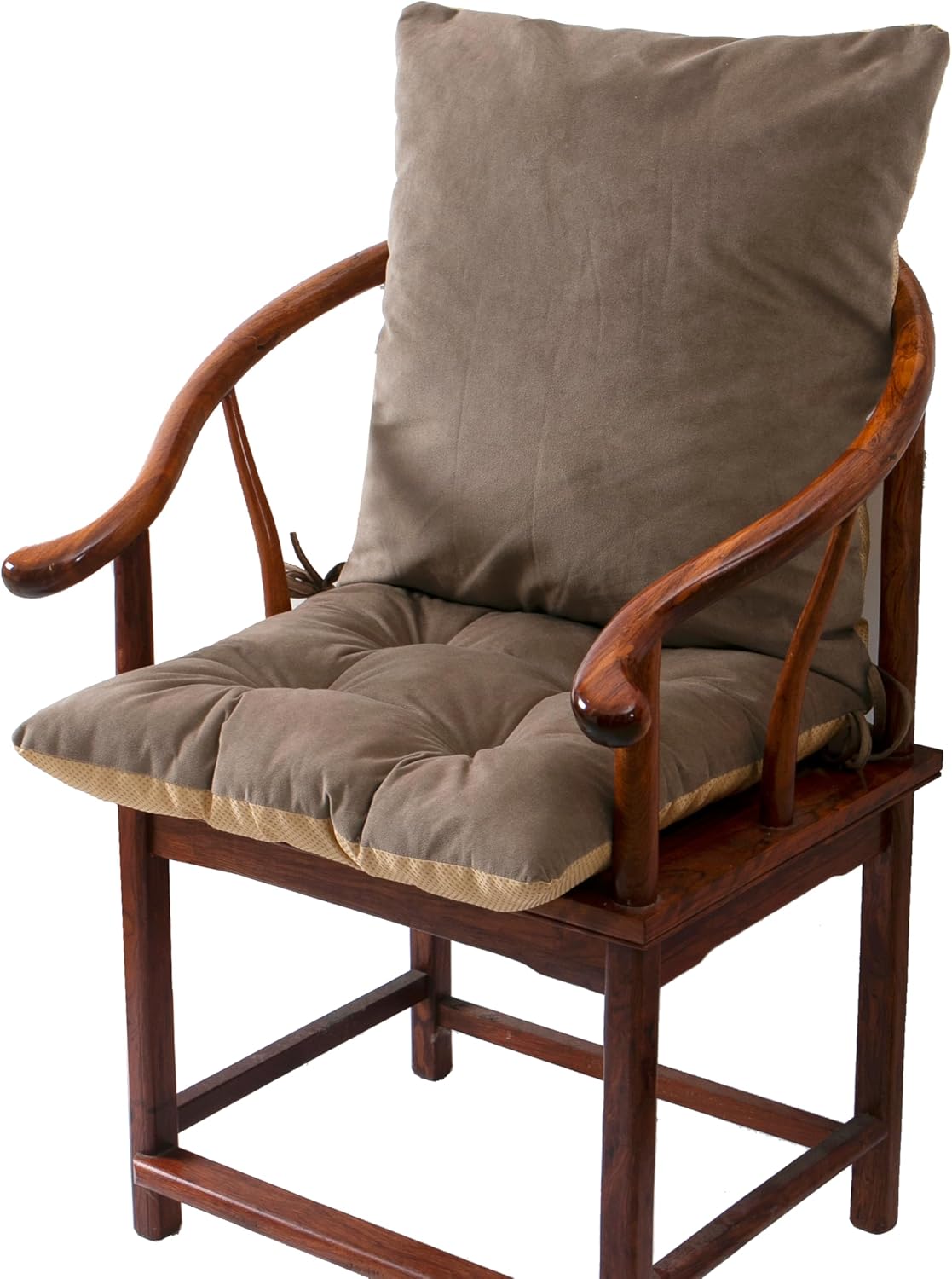Low Back Pain Relief Extra Large Size Soft Recliner Sofa Lumbar Support Pillow And Thick Cushion With Adjustable Straps And Nonslip Bottom For Lounge/Glider Rocking Chair,Tufted Seat With String Ties