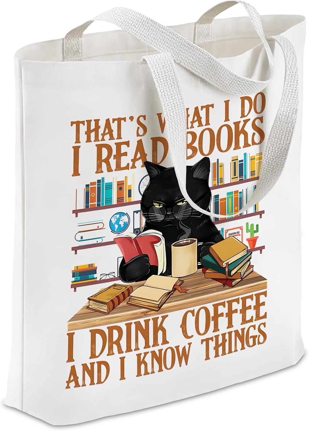 Gifts for Women, Canvas Tote Shopping Reusable Grocery Gift Bags