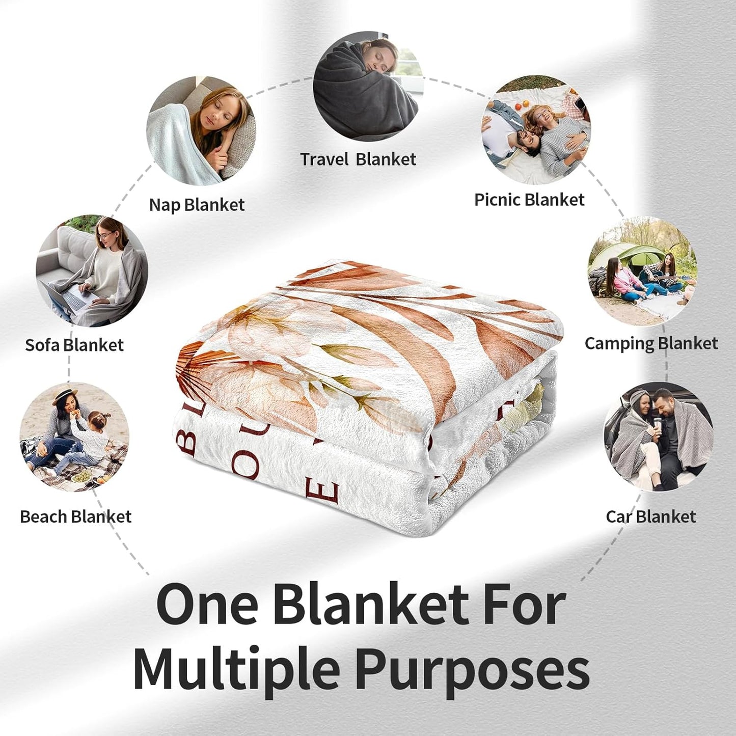 Aunt Birthday Gift Throw Blankets 60 x 50 Inch, Birthday Gift for Auntie from Niece, Happy Birthday Auntie Gifts, Birthday Gifts for Aunt from Nephew, Auntie Birthday Gifts