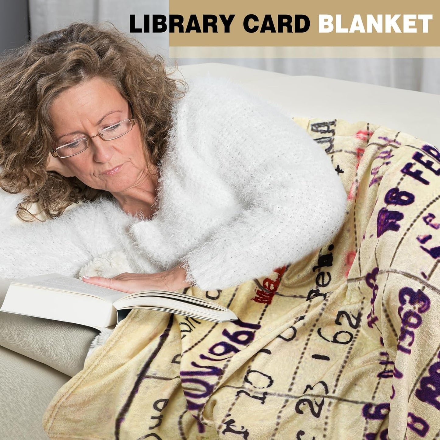 Buryeah Teacher Appreciation Gifts for Women Book Blanket Mothers Day Blanket Librarian Gifts for Teacher Mom Women Readers Bookworms Library Present