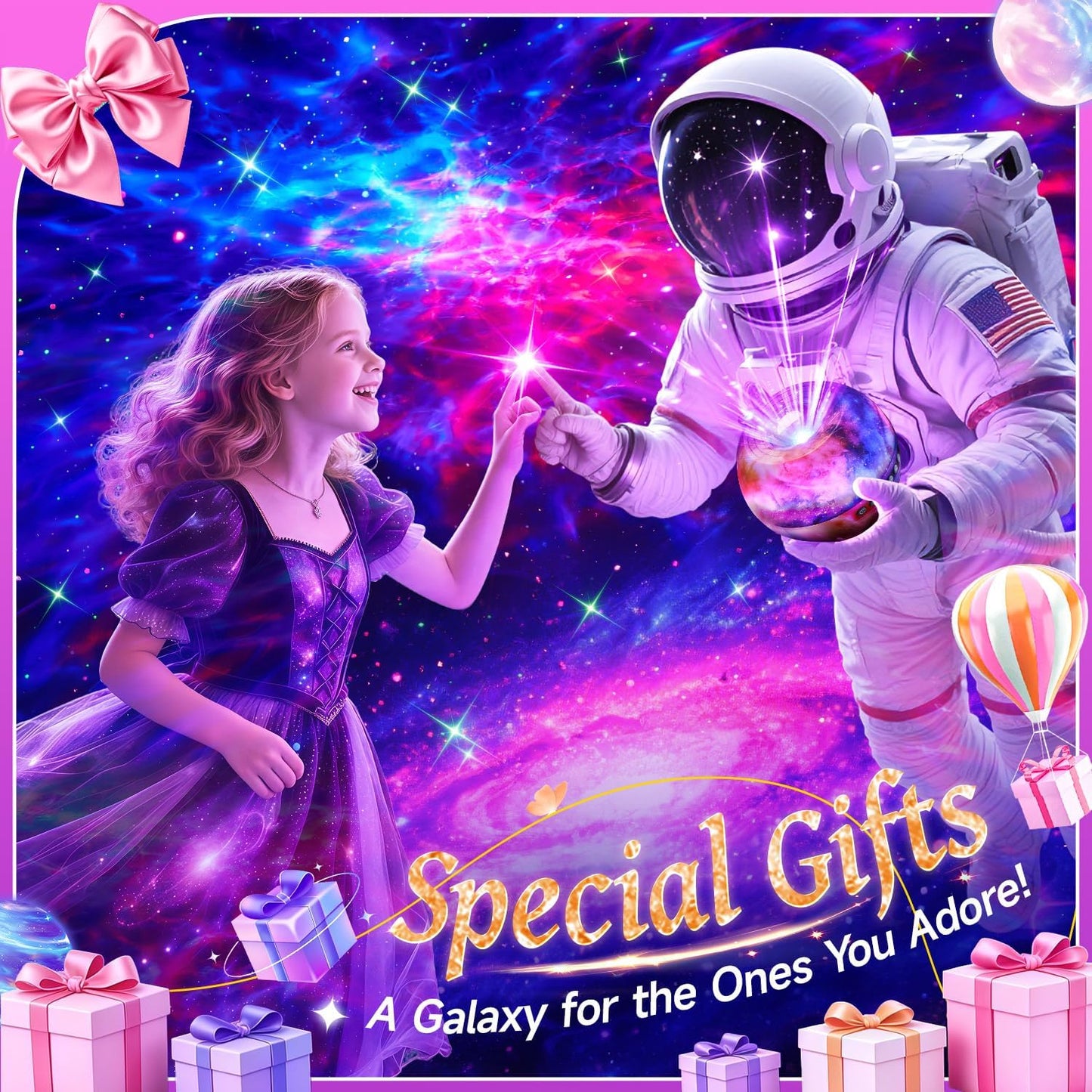 Galaxy Projector for Bedroom,15-Color Galaxy Light Projector Star Projector for Kids Night Light Projector Night Light for Kids,Remote 15 White Noise Sound Machine Ceiling Star Lights for Bedroom Gift