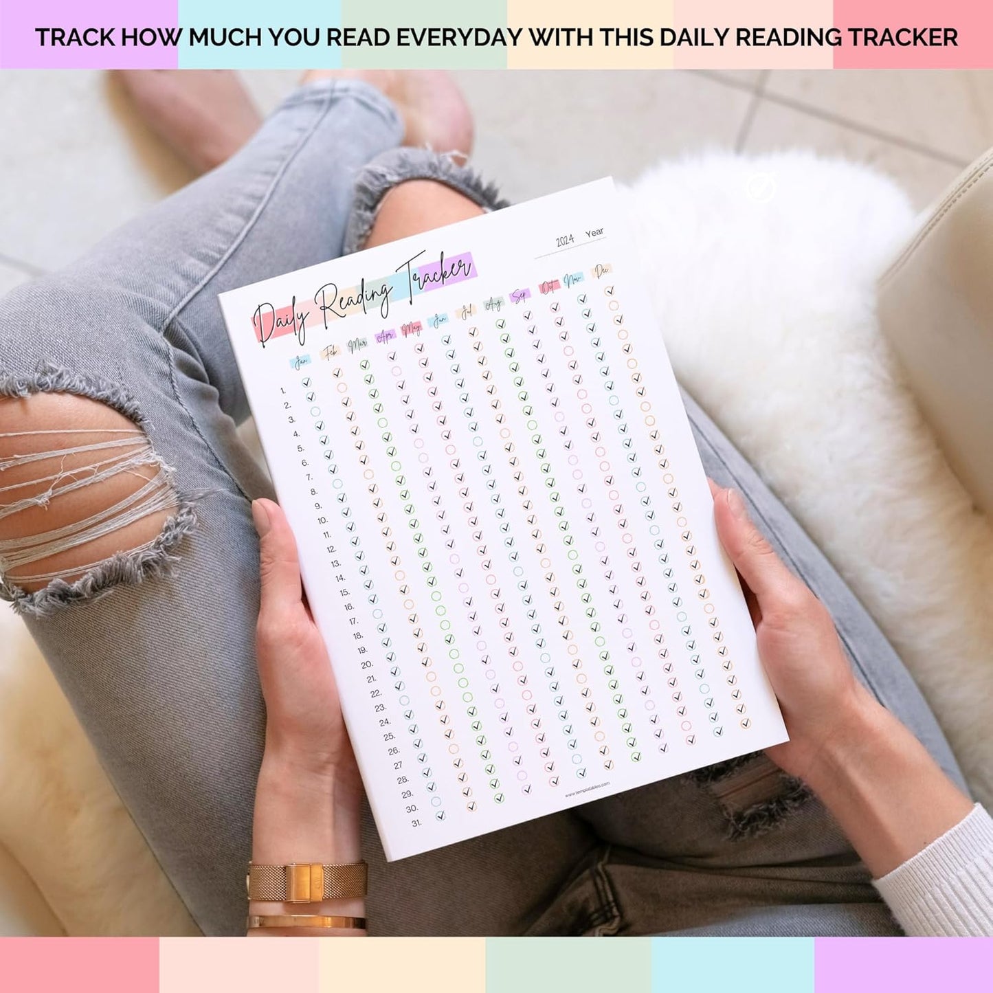 Reading Journal for Book Lovers | Log Book to Summarize, Review and Rate the Books you've Read | A5 (Rainbow)
