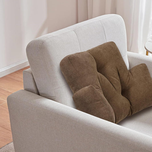 TANYOO Back Pillow for Recliner Lumbar Support Pillow Soft and Fluffy Back Support Cushion Thick Lumbar Cushion for Chairs, Recliners,Sofa, Couch and Bed for Pain Relief Brown
