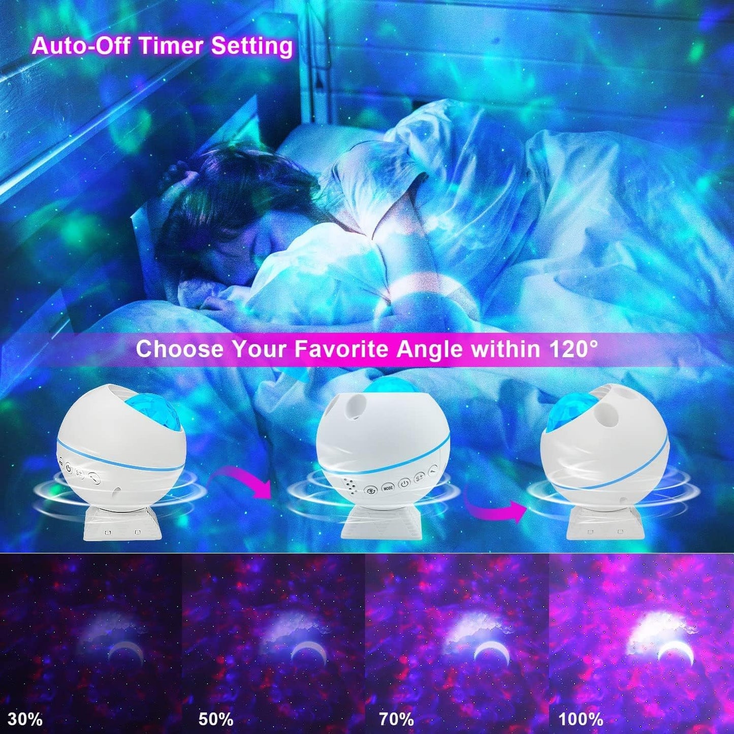 Galaxy Projector for Bedroom, 43 Lighting Modes Moon Star Projector Galaxy Lights for Bedroom,Vibrant & Dimmable Starlight Room Lights,Remote Cloud Night Lights for Room Decor, Kids Gifts