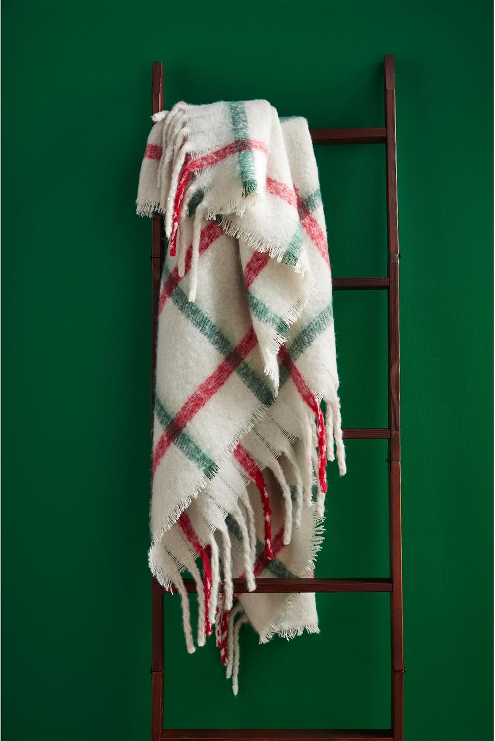 Mud Pie White Throw Blankets