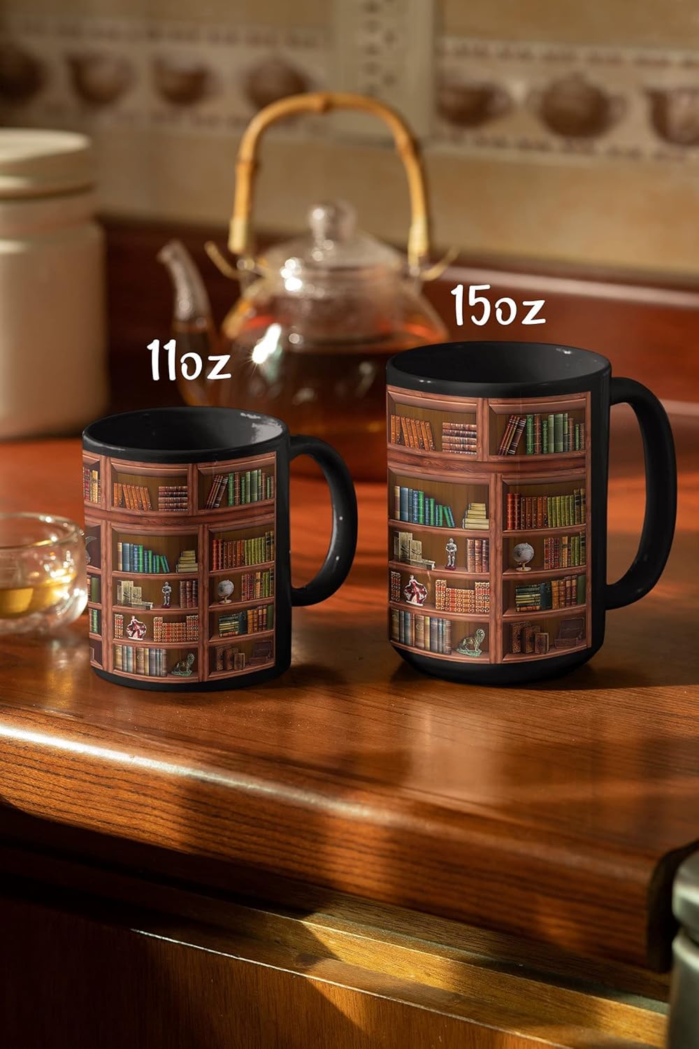 2IMT Book Mug Librarian Gifts for Book Lovers Women - Library Coffee Mug Books Club Gifts for Women - Reading Bookish Items Bookworm Librarian Lovers for Readers Writer Black 11oz | Library Bookshelf, for Readers, Librarian Club Cup, Bookish Items, Bookwo