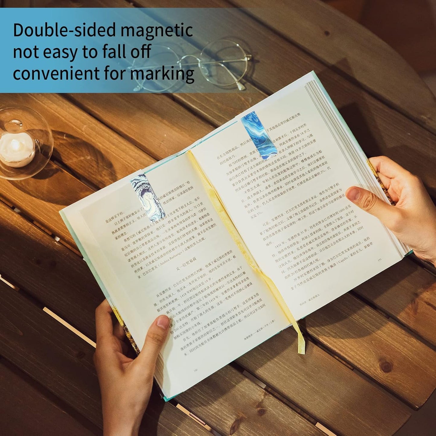 30 Ocean-Themed Magnetic Bookmarks - Markers Clips for, Teachers, Home, Office, Reading