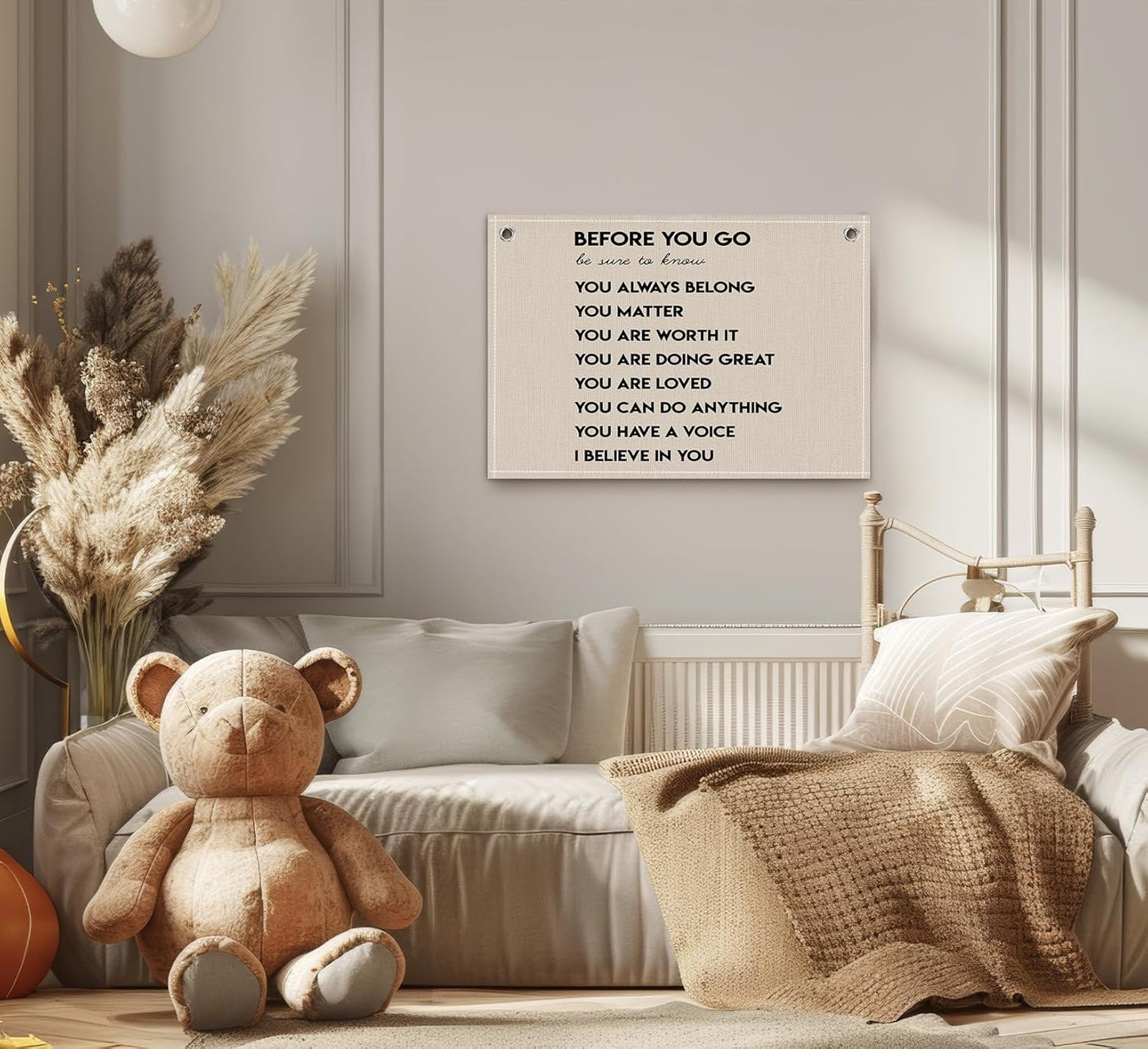 KDHTY Mental Health Positive Affirmations Inspirational Wall Art Decor,Therapist Nurse Office Signs Wall Art Decor For Office Kids Teen Girls Room Bedroom Playroom Wall Decor