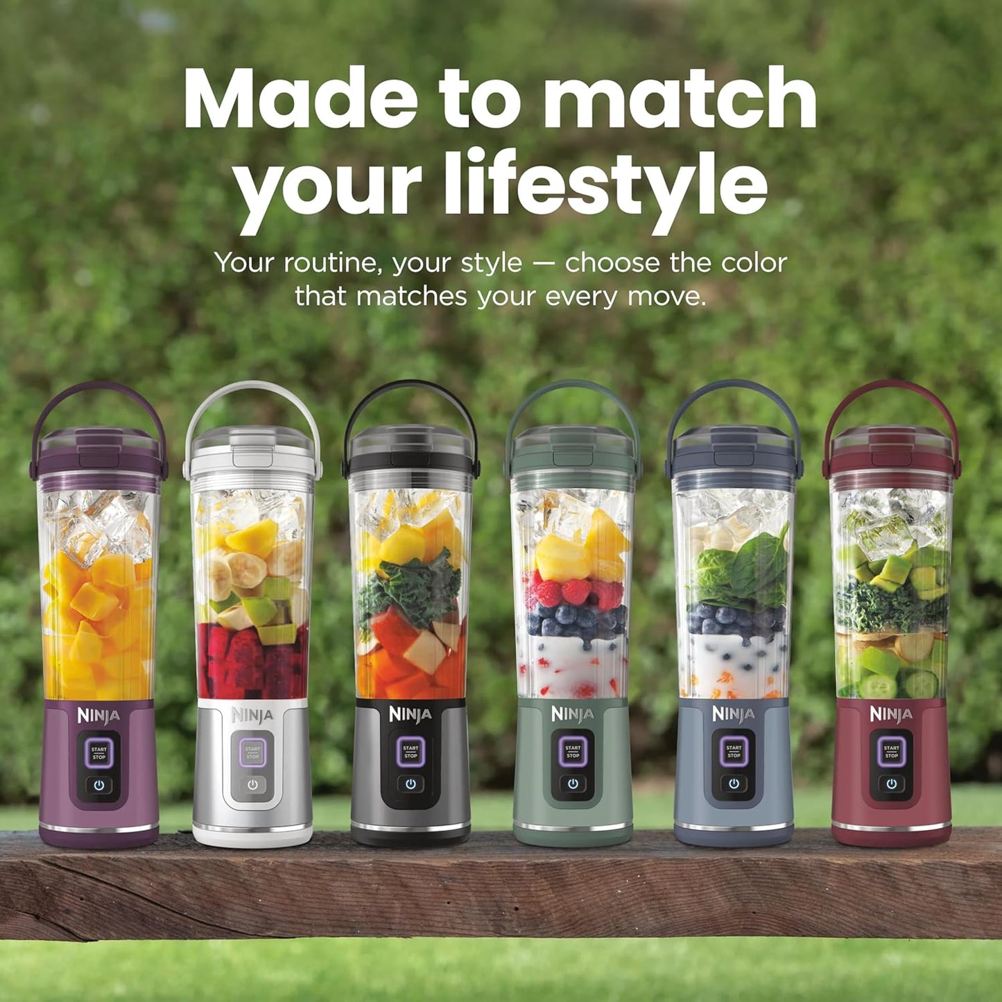 Ninja Blast Portable Blender, Cordless, 18oz. Vessel, Personal Blender For-Shakes and Smoothies, BPA Free, Leakproof-Lid and Sip Spout, USB-C Rechargeable, Dishwasher Safe Parts, Tinted Pink, BC151PK