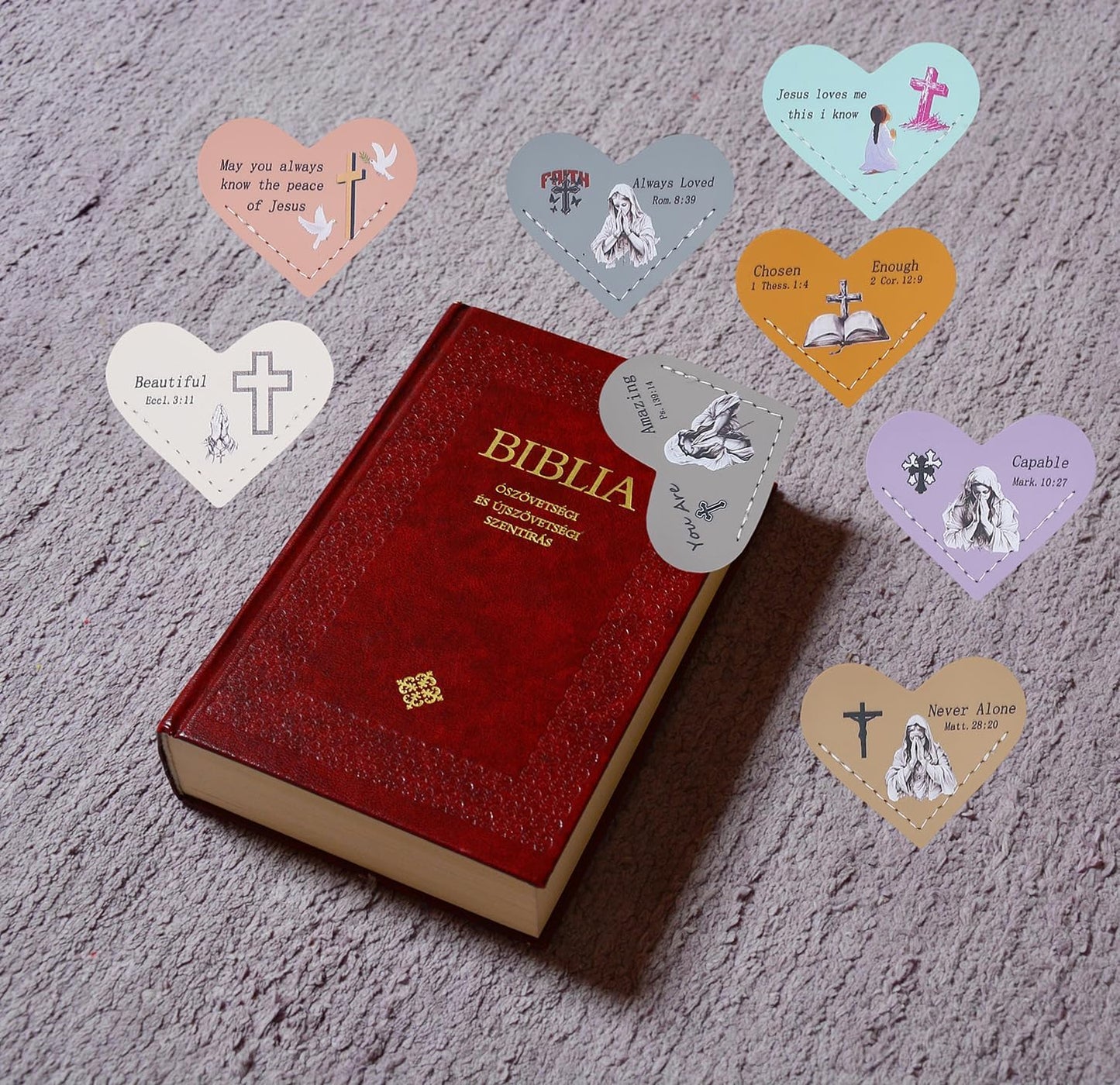 Christian Gifts for Women First Communion Gifts for Girls and Boys Leather Bookmark for Kids Women Personalized Book Accessories Bible Bookmark for Reading,Book Lovers Gifts