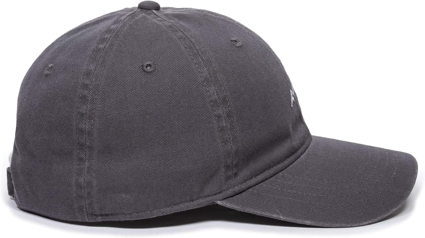 Outdoor Cap -Adult Mountain Dad Hat-Unstructured Soft Cotton