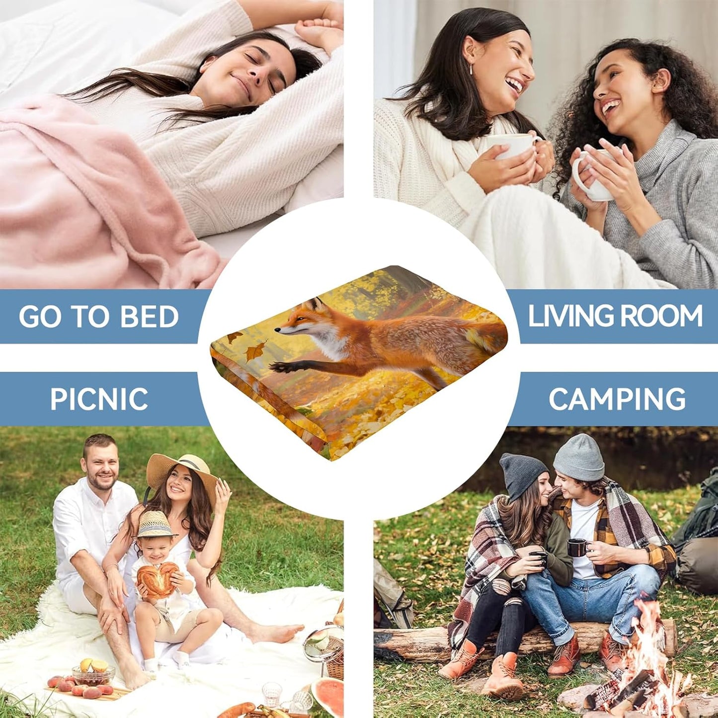 Watercolor Dragonfly Floral Throw Blanket 50" X 60" Flannel Blankets Insect and Flower Lightweight and Breathable Decorative Throws for Car Cabin Reading Space Women Teens Nature Lovers Gifts