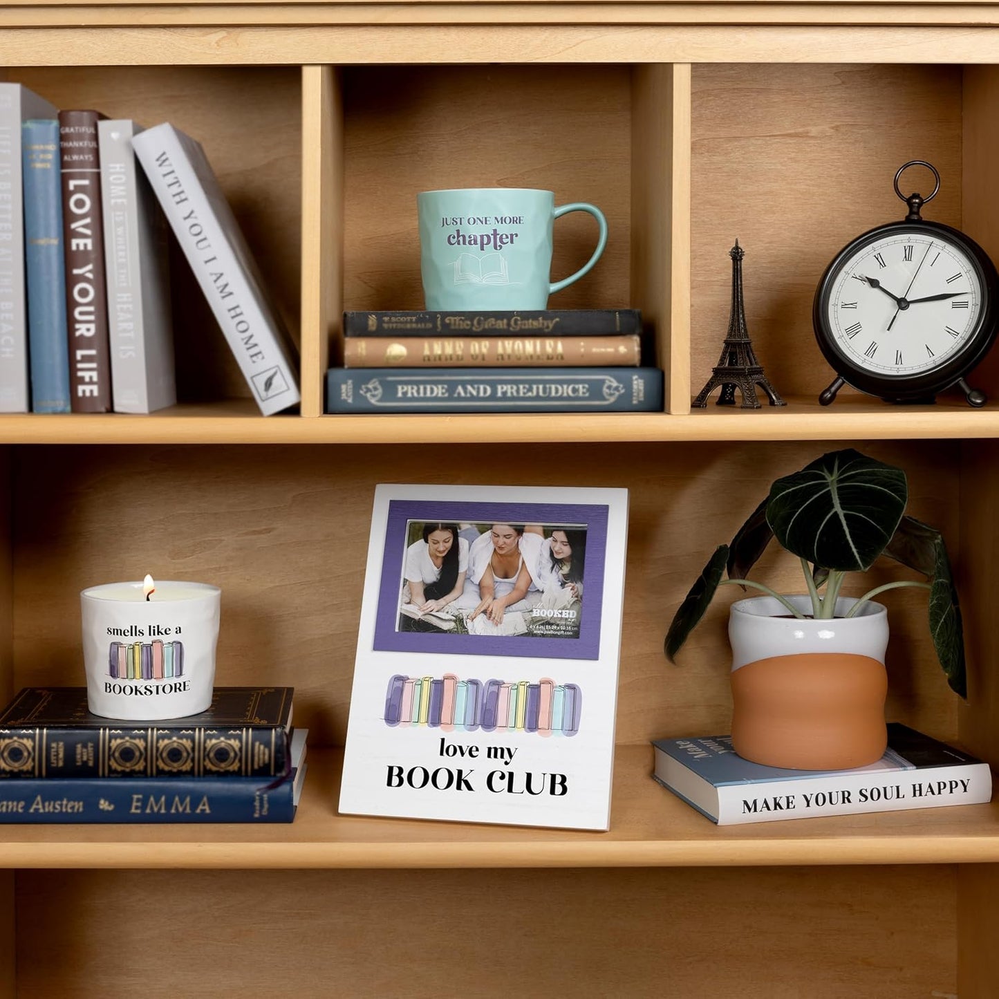 Pavilion Gift Company - One More Chapter - 16 oz Ceramic Mug Coffee Tea Chapter Reading Book Lover Reader Librarian Drinkware