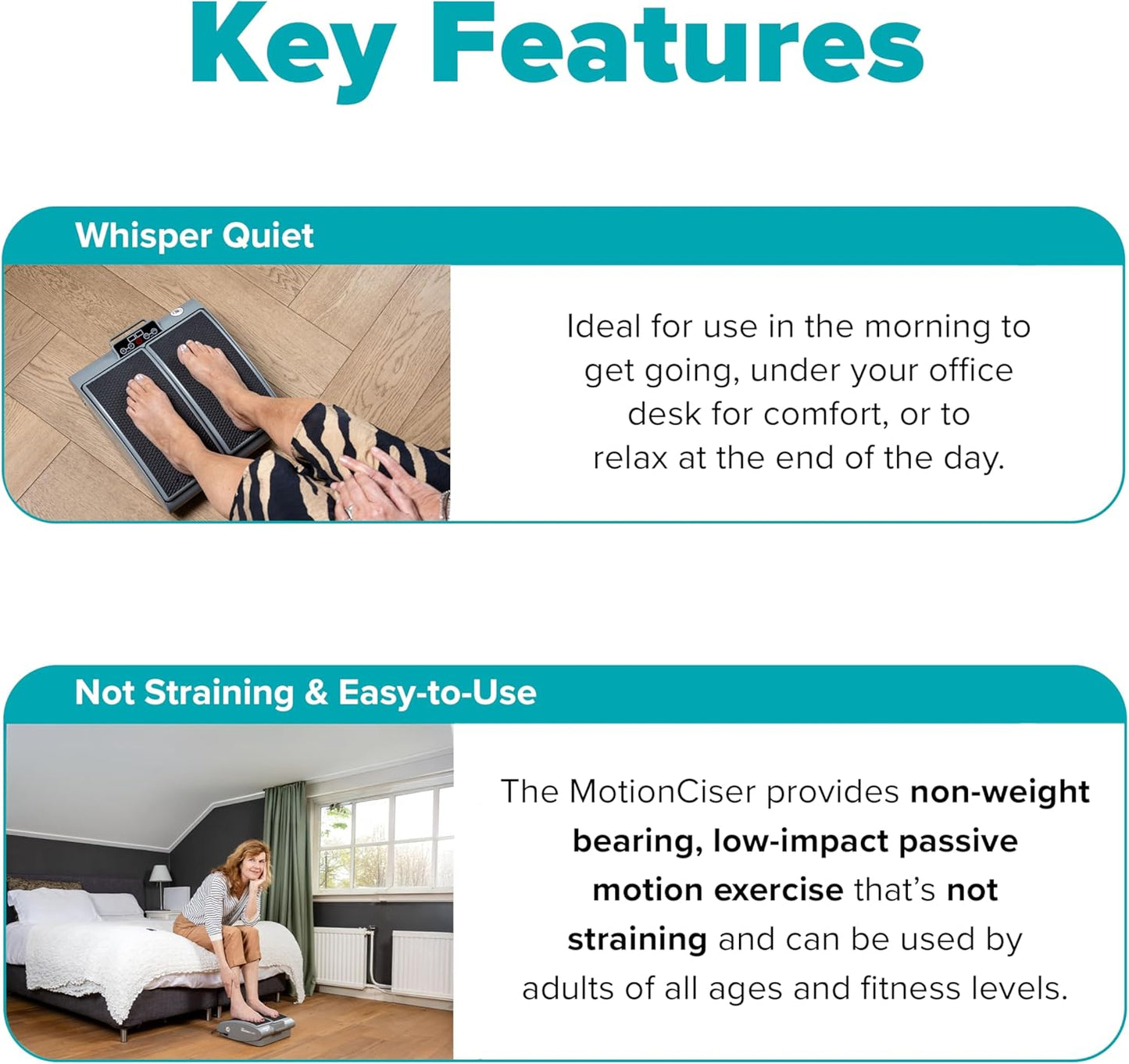 DR-HO'S MotionCiser - Passive Motion Exercise to Help Relax Tight Muscles and Joints in The Lower Limbs