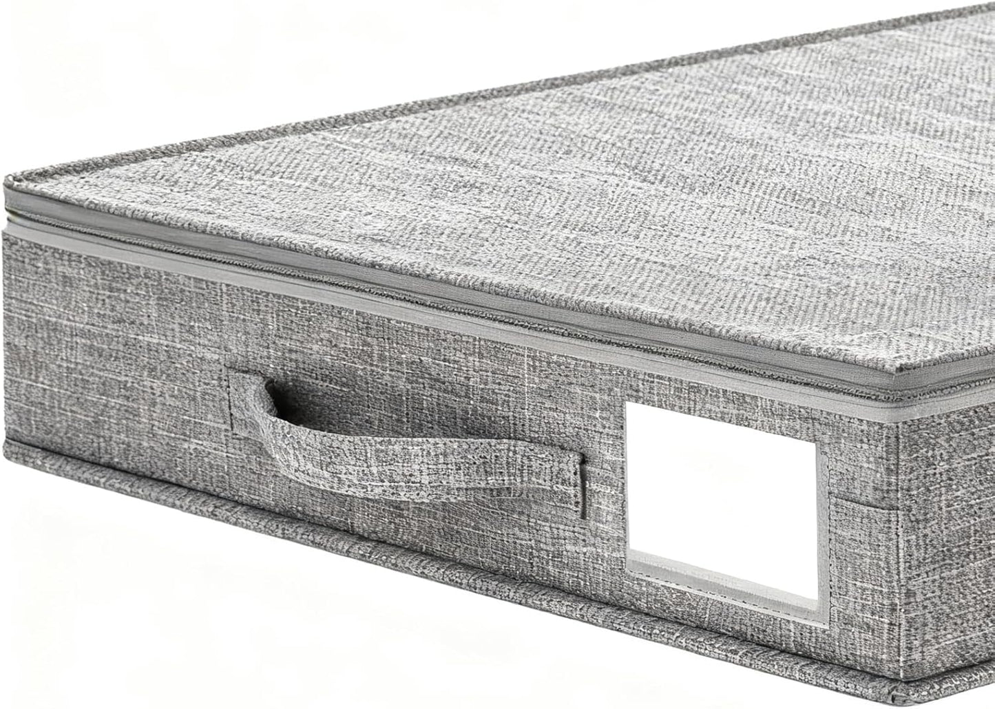 Under Bed Storage, Dustproof Foldable Organizer, Large Capacity Bedroom Bin, Long Durable Closet Container, Multi Purpose Accessory for Wrapping Paper Blanket Clothing Comforter Sweaters